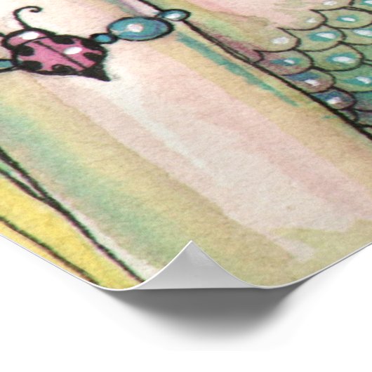 Tranquil Mermaid Poster von Molly Harrison (Ecke)