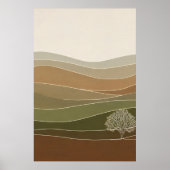 Tranquil Misty Hills Poster (Vorne)