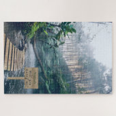 Tranquil Misty Morning Rainforest heiraten Me Puzz Puzzle (Horizontal)