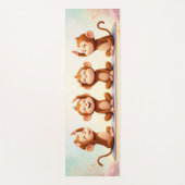Tranquil Monkeys Trio Yoga Set Yogamatte (Vorderseite)