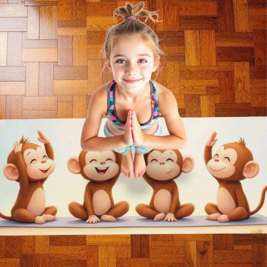Tranquil Monkeys Trio Yoga Set Yogamatte