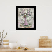 Tranquil Moon Blume Fairy Poster (Küche)