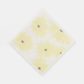 Tranquil Morning Yellow Flowers  Serviette (Ecke)