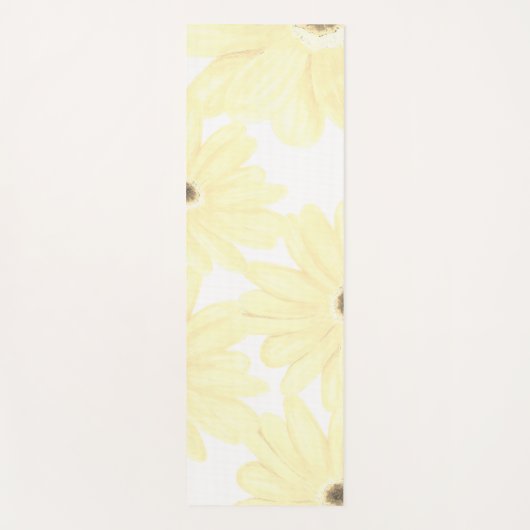 Tranquil Morning Yellow Flowers  Yogamatte (Vorderseite)