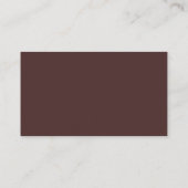 Tranquil Mustard Minimalist Geometric Platzkarte (Rückseite)