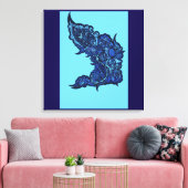 Tranquil Oasis Leinwanddruck (Insitu (Wohnzimmer))