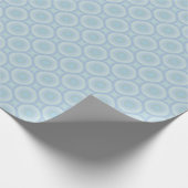 Tranquil Ocean Hues Soft Geometrics Geschenkpapier (Ecke)