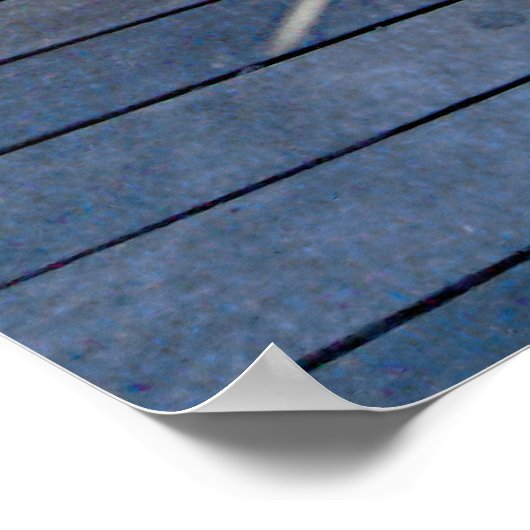 Tranquil Park Bridge Fotografie Print Poster (Ecke)