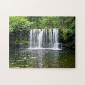Tranquil River Waterfall Puzzle (Horizontal)