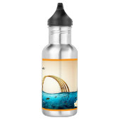"Tranquil Scene Unfolds" Edelstahlflasche (Rechts)