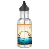 "Tranquil Scene Unfolds" Edelstahlflasche (Links)