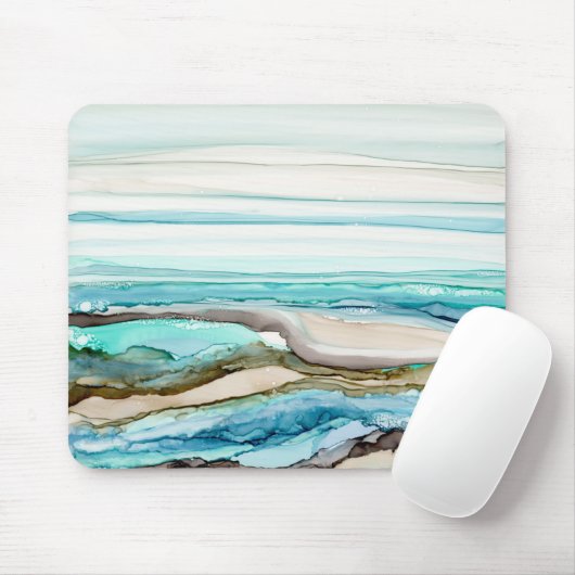 Tranquil Sea Mousepad (Mit Mouse)