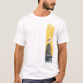 Tranquil Seagull Pinselstrich T-Shirt (Vorderseite)