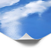 Tranquil Sky und Leav Fotodruck (Ecke)
