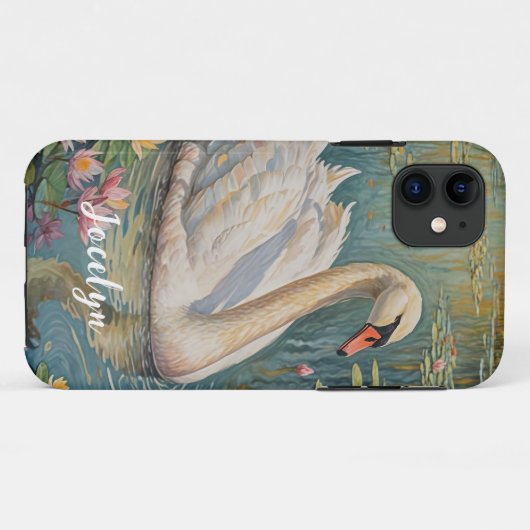 Tranquil Swan Serenade Case-Mate iPhone Hülle (Rückseite (Horizontal))