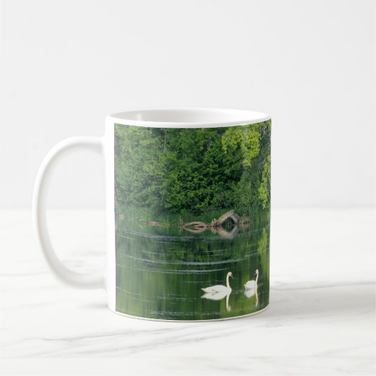 Tranquil Swans Kaffeetasse (Links)