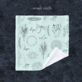 Tranquil Symbols: 3-Piece Wellness-Inspired Badhandtuch Set