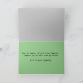 Tranquil Sympathy Card Karte (Innenseite)