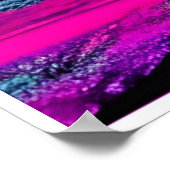 TRANQUIL TEPEE - leise still. Bearbeitbarer Text Poster (Ecke)