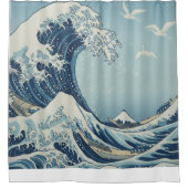 Tranquil Tides Shower Curtain Duschvorhang (Vorderseite)