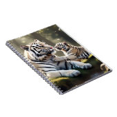 Tranquil Tiger Notebook – Elegant Animal Journal Notizblock (Rechte Seite)
