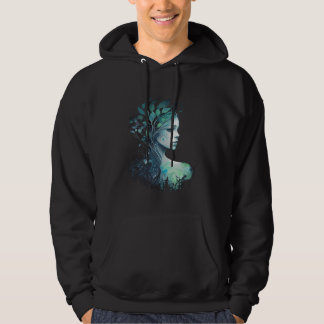 Tranquil Tree Goddess Graphic Tees Men Women Boys 