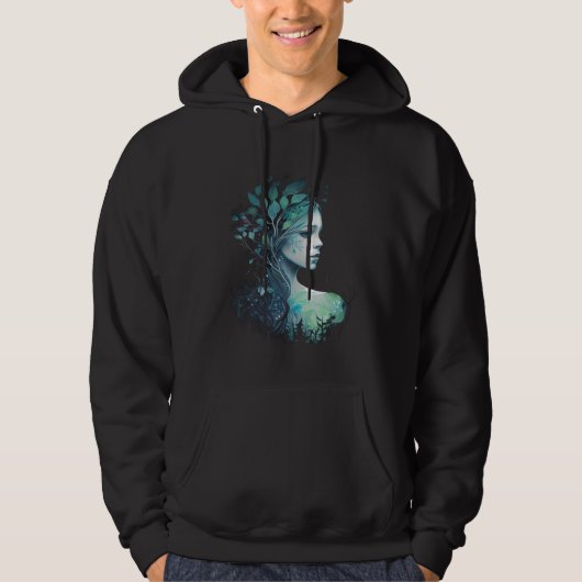 Tranquil Tree Goddess Graphic Tees Men Women Boys  (Vorderseite)