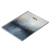Tranquil Tree Journal - Anpassbare Art Cover Notizblock (Linke Seite)