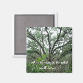 Tranquil Tree Magnet (Vorderseite/Rückseite)