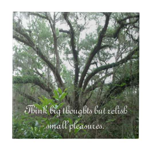 Tranquil Tree Tile Fliese (Vorderseite)