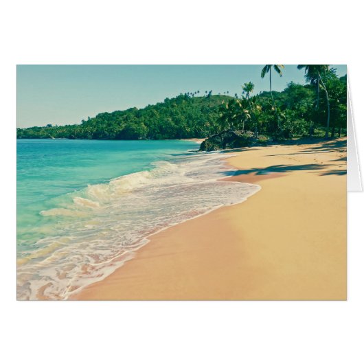 Tranquil Tropical Island Beach (Vorderseite (Horizontal))