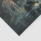 Tranquil Tropical Landscape Seidenpapier (Ausschnitt)