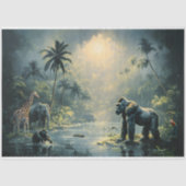 Tranquil Tropical Landscape Seidenpapier (Vorderseite)