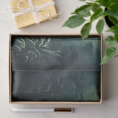 Tranquil Tropical Landscape with Flamingo Seidenpapier (Geschenk)