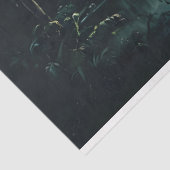 Tranquil Tropical Landscape with Giraffe Seidenpapier (Ausschnitt)