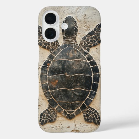 Tranquil Turtle Journey Case-Mate iPhone Hülle (Rückseite)
