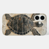 Tranquil Turtle Journey Case-Mate iPhone Hülle (Rückseite (Horizontal))
