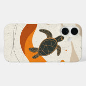 Tranquil Turtle Journey Case-Mate iPhone Hülle (Rückseite (Horizontal))