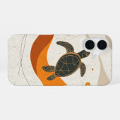 Tranquil Turtle Journey iPhone 16 Hülle (Rückseite (Horizontal))