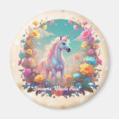 "Tranquil verzaubertes Feld" Magnet (Vorne)