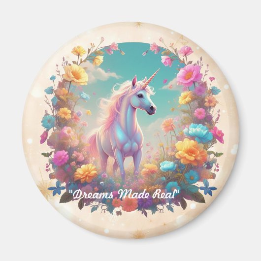 "Tranquil verzaubertes Feld" Magnet (Vorne)