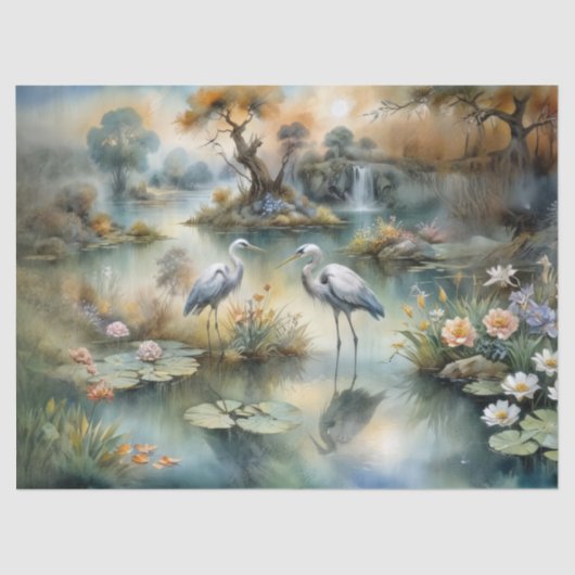 Tranquil Waters Decoupage Seidenpapier (Vorderseite)