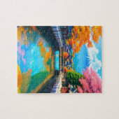 Tranquil Waters: Mt. Fuji's Reflection Puzzle (Horizontal)