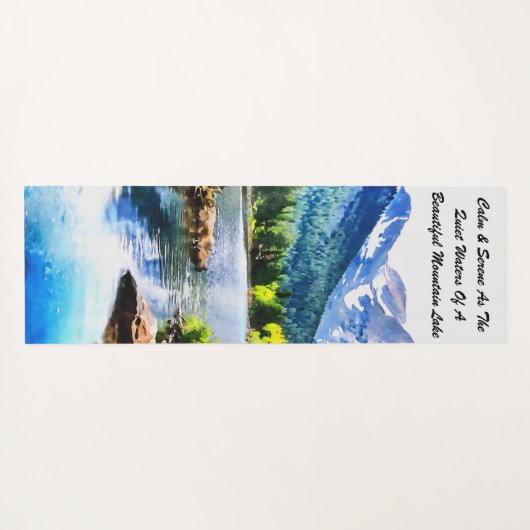 Tranquil Waters Yoga Mat Yogamatte (Rückseite (Horizontal))