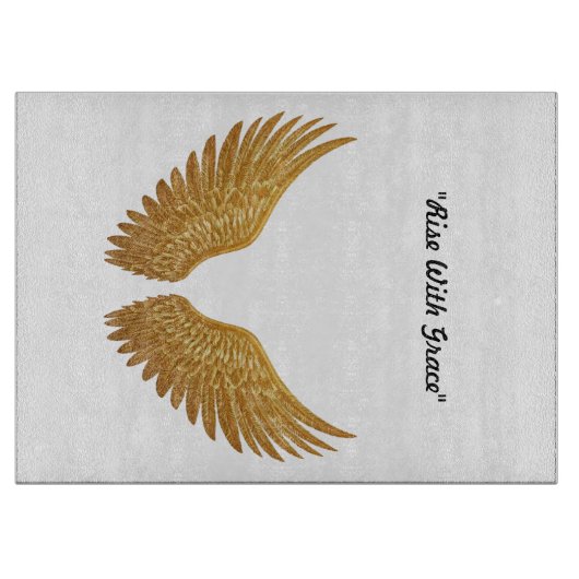 "Tranquil Wings" Schneidebrett (Vorderseite)