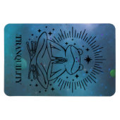 Tranquil Zen Frog Magnet (Horizontal)