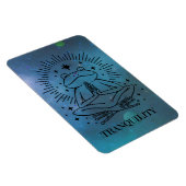 Tranquil Zen Frog Magnet (Rechte Seite)