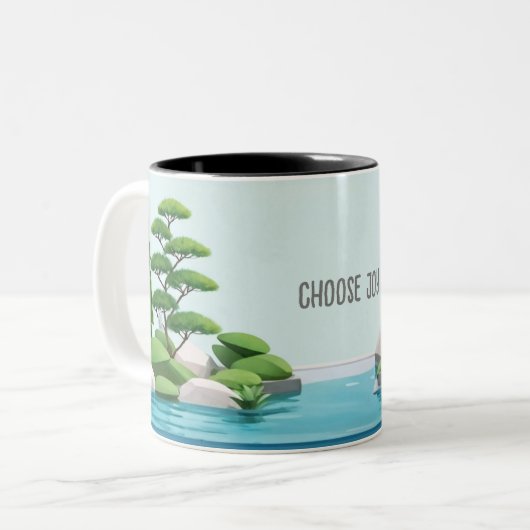 Tranquil Zen Garden Tasse (Vorderseite Links)