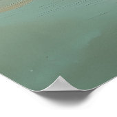 Tranquile Candle Meditation Art Poster (Ecke)