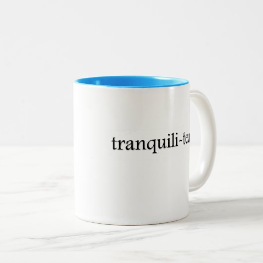 Tranquili-Tee Tee-Schale Zweifarbige Tasse (VorderseiteRechts)